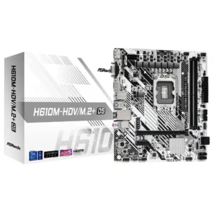 Motherboard ASRock H610M-HDV/M.2+ D5, DDR5, Socket 1700