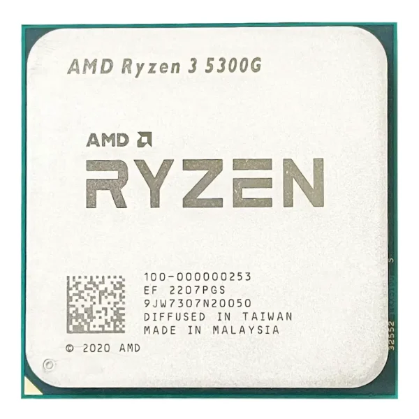 Procesador AMD Ryzen 3 5300G, 4.0GHz, 4 Núcleos, 8MB L3, Radeon, Socket AM4, BOX