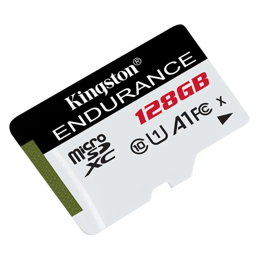 Tarjeta de Memoria microSDXC Kingston High Endurance 128GB, UHS-I, U1, A1, Clase 10