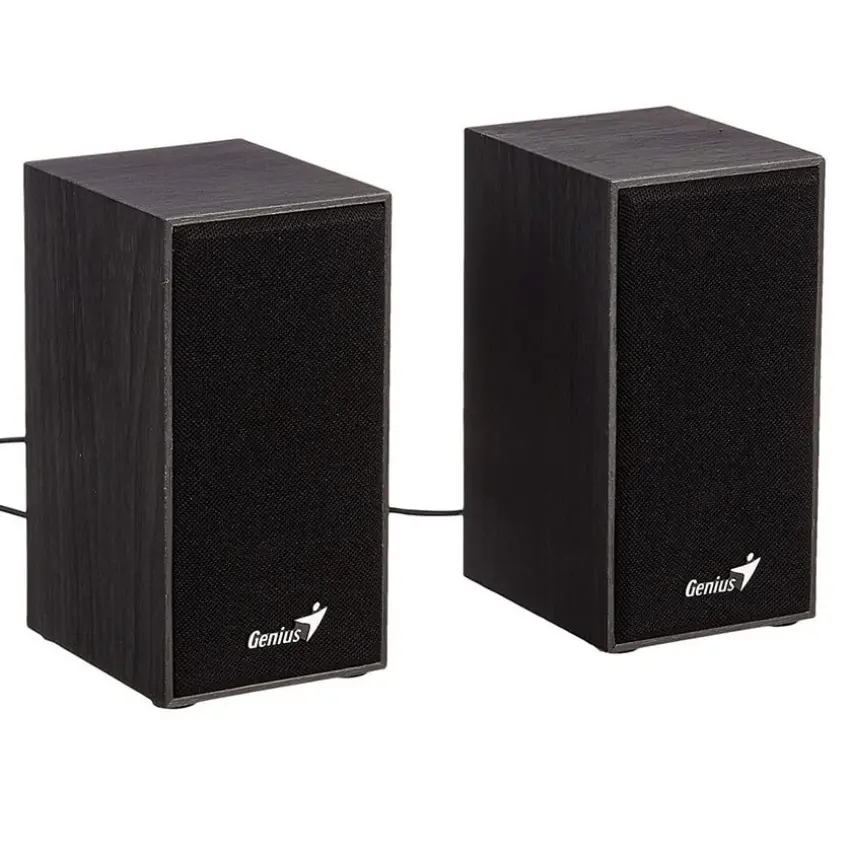 Parlantes Genius SP-HF 180, 6 W RMS, Mini Plug 3.5 mm, Negro