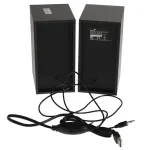Parlantes Genius SP-HF 180, 6 W RMS, Mini Plug 3.5 mm, Negro