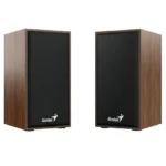 Parlantes Genius SP-HF 180, 6 W RMS, Mini Plug 3.5 mm, Marrón