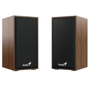 Parlantes Genius SP-HF 180, 6 W RMS, Mini Plug 3.5 mm, Marrón