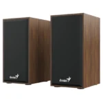 Parlantes Genius SP-HF 180, 6 W RMS, Mini Plug 3.5 mm, Marrón