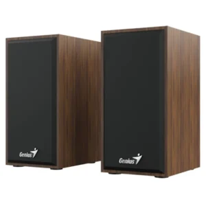 Parlantes Genius SP-HF 180, 6 W RMS, Mini Plug 3.5 mm, Marrón