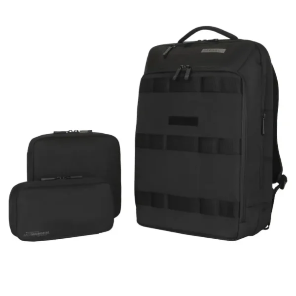 Mochila Targus Antimicrobiana 2Office, Admite Notebook de 17.3", Negro