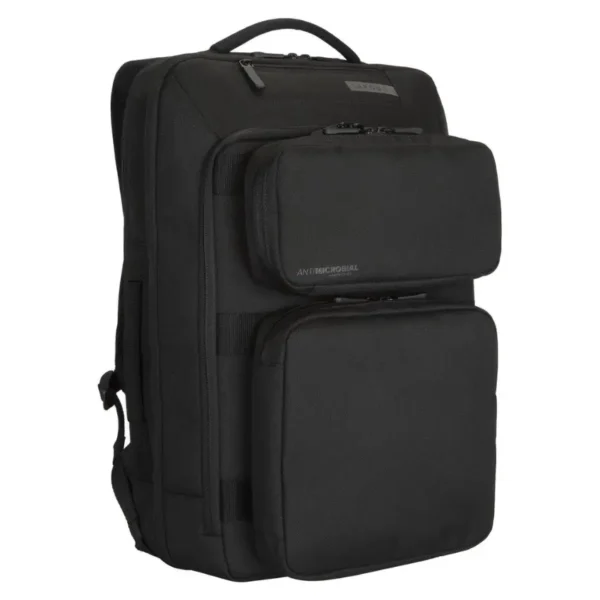 Mochila Targus Antimicrobiana 2Office, Admite Notebook de 17.3", Negro
