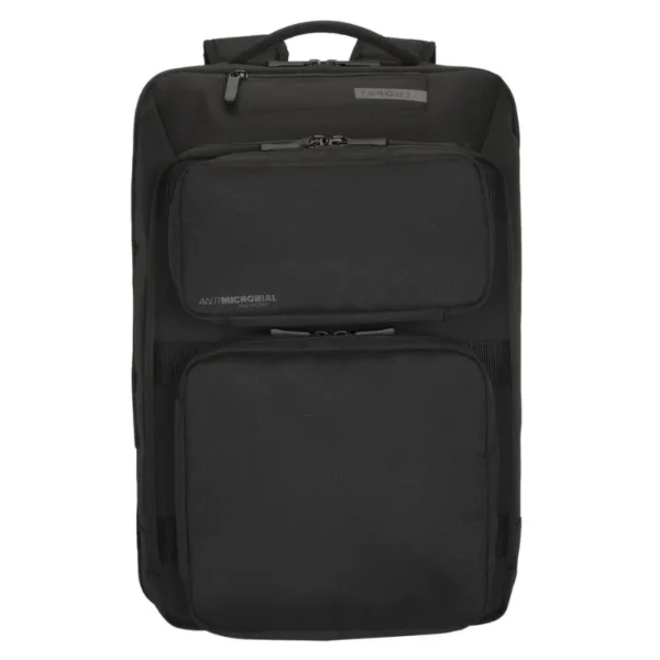 Mochila Targus Antimicrobiana 2Office, Admite Notebook de 17.3", Negro