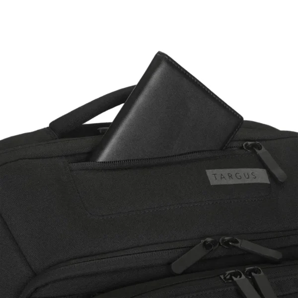 Mochila Targus Antimicrobiana 2Office, Admite Notebook de 17.3", Negro