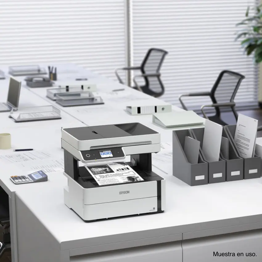 Impresora Multifunción Epson EcoTank M3170, RJ-45, Wi-Fi, Fax, Blanco