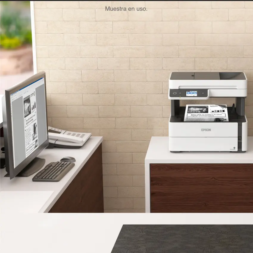 Impresora Multifunción Epson EcoTank M3170, RJ-45, Wi-Fi, Fax, Blanco