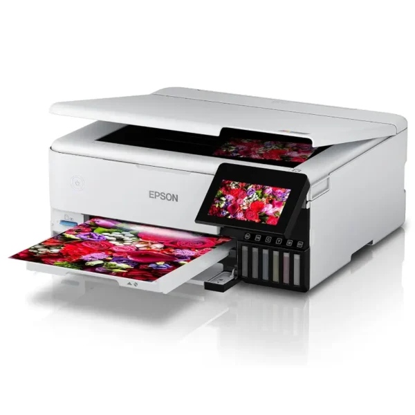 Impresora Multifunción Epson EcoTank L8160, RJ-45, Wi-Fi, SD, Blanco