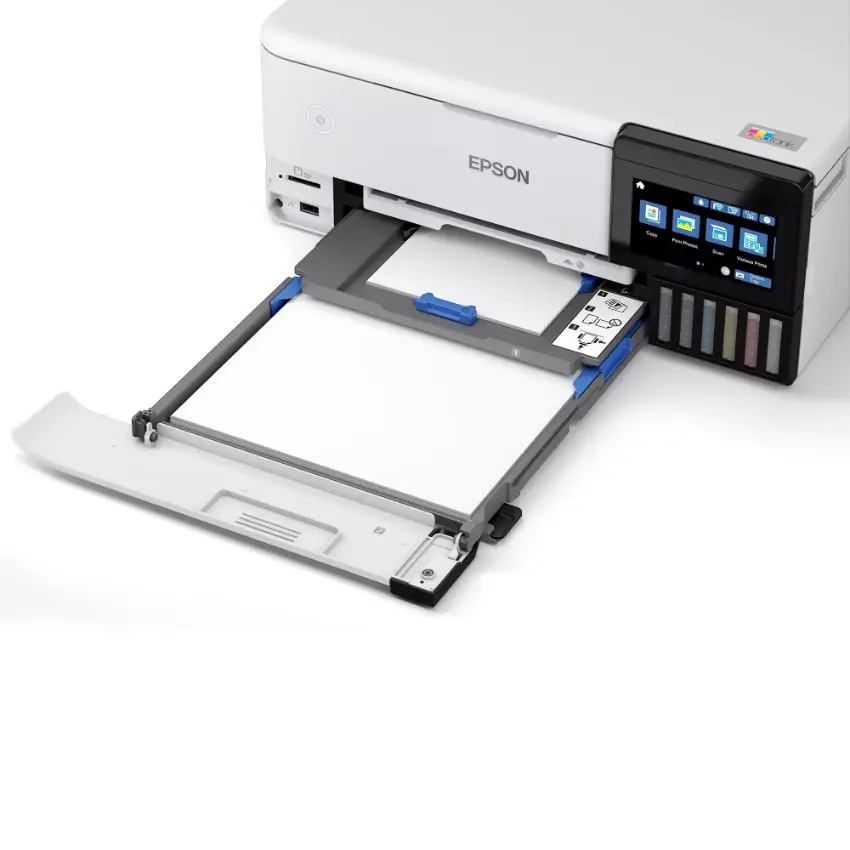 Impresora Multifunción Epson EcoTank L8160, RJ-45, Wi-Fi, SD, Blanco