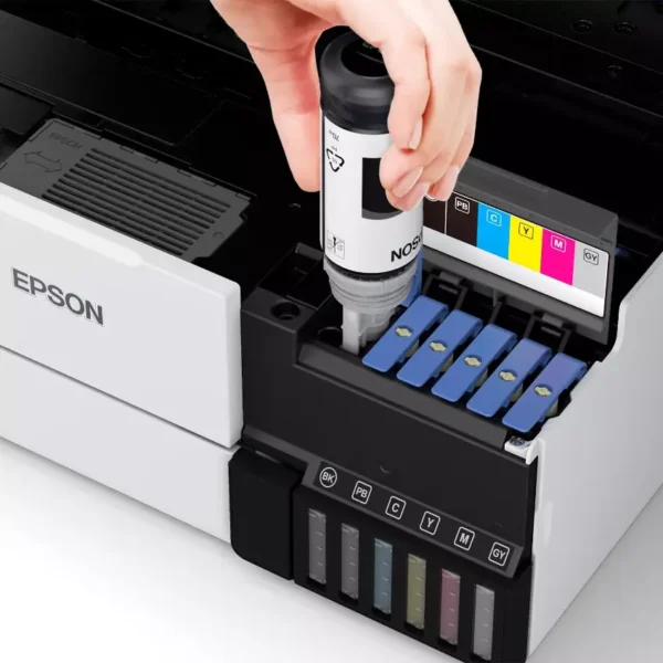 Impresora Multifunción Epson EcoTank L8160, RJ-45, Wi-Fi, SD, Blanco