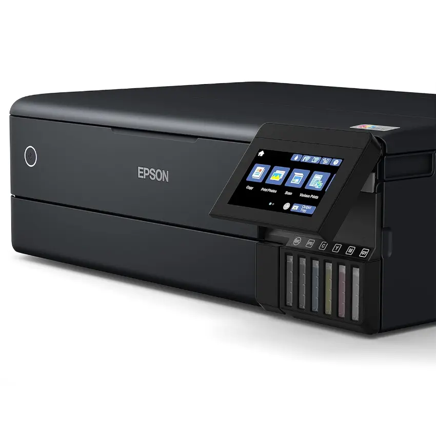 Impresora Multifunción Epson EcoTank L8180, RJ-45, Wi-Fi, SD, Negro