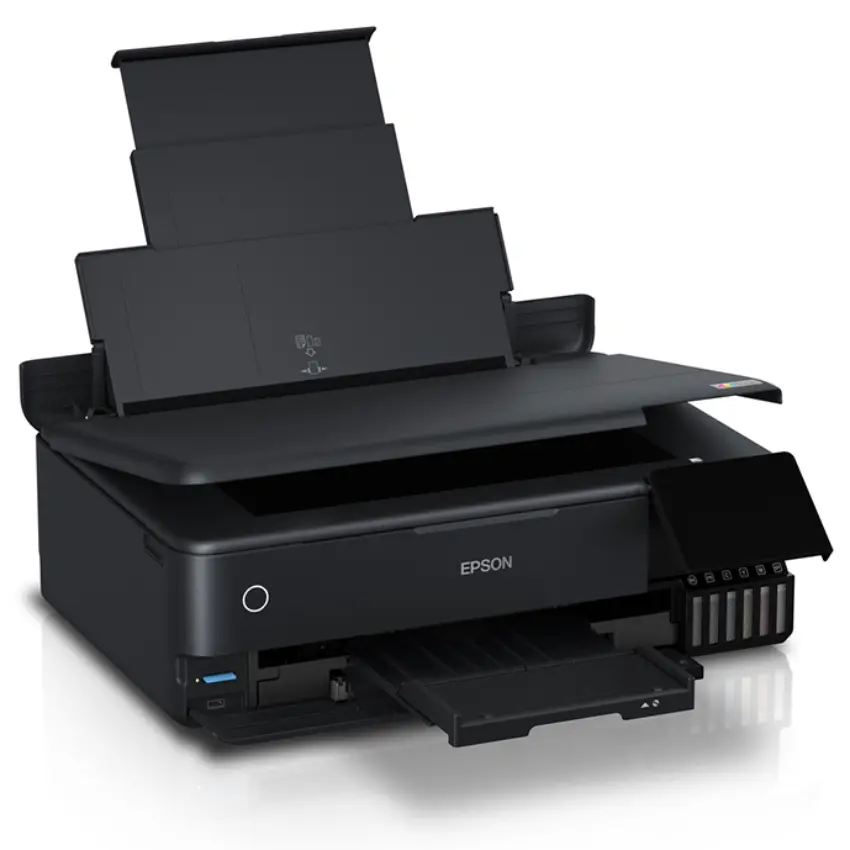 Impresora Multifunción Epson EcoTank L8180, RJ-45, Wi-Fi, SD, Negro