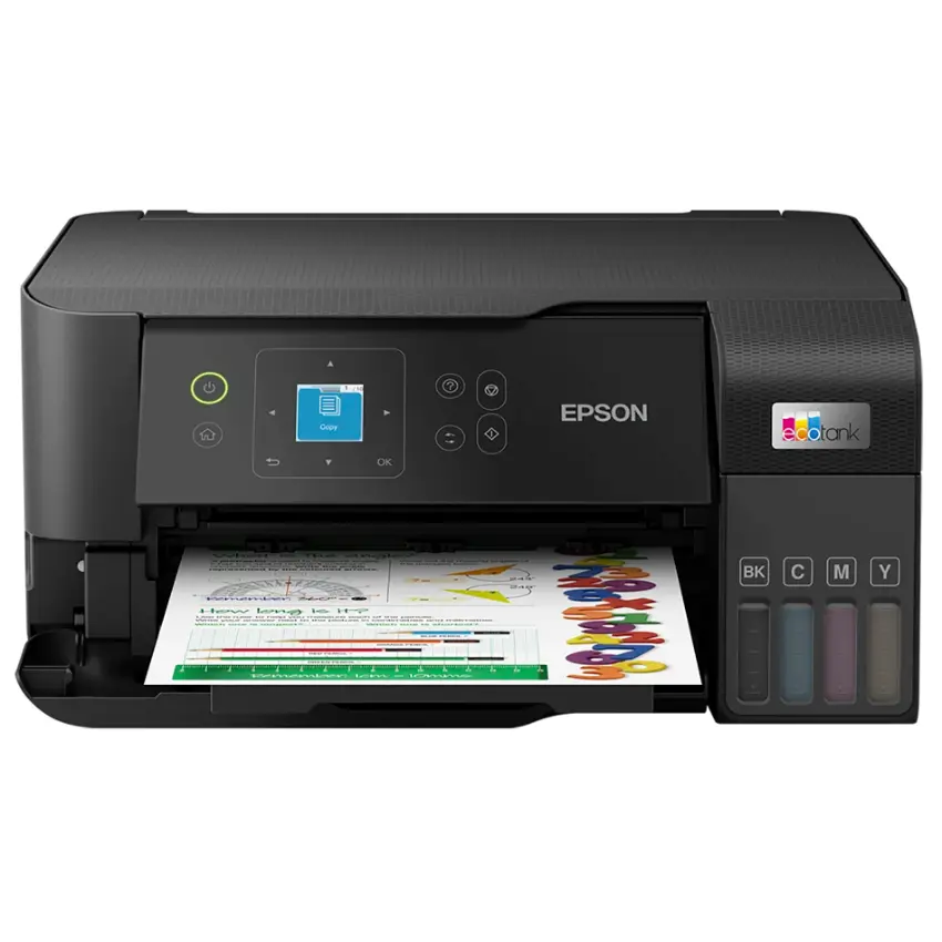 Impresora Multifunción Epson EcoTank L3560, Wi-Fi, Negro