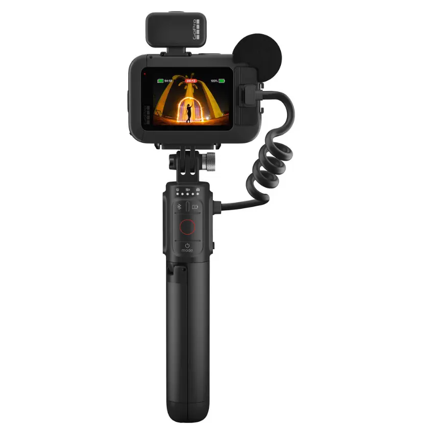 Cámara GoPro HERO13 Black Creator Edition Bundle, Media Mod, Light Mod, Volta Battery Grip, Magnetic Latch Mount