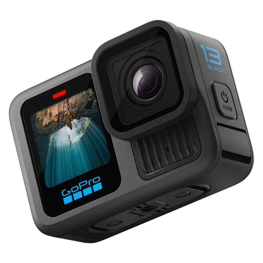 Cámara GoPro HERO13 Black, 27MP, Pantalla táctil, Wi-Fi, Bluetooth, Sumergible