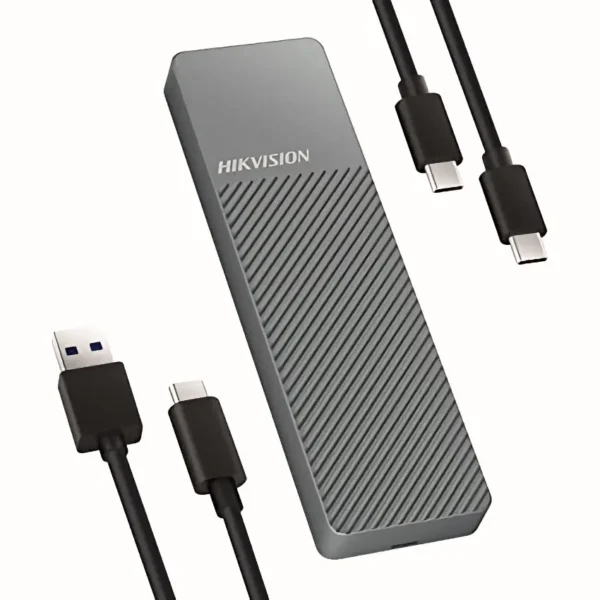 Carcasa para SSD HIKSEMI MD202, M.2 NVMe, M.2 SATA, USB-C, Gris