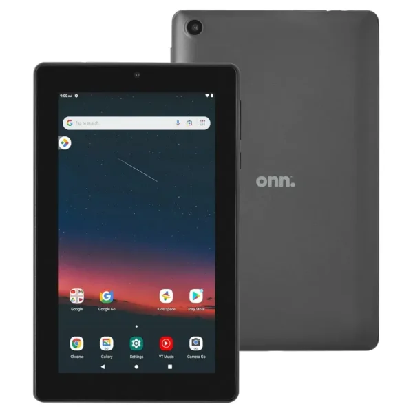 Tablet Onn. Surf Gen 3 Modelo 2022, 7″, Quad-Core 2.0GHz, 2GB RAM, 32GB eMMC, Wi-Fi, Android 12 Go, Gris Oscuro