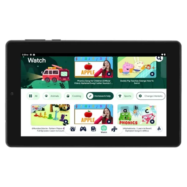 Tablet Onn. Surf Gen 3 Modelo 2022, 7″, Quad-Core 2.0GHz, 2GB RAM, 32GB eMMC, Wi-Fi, Android 12 Go, Gris Oscuro