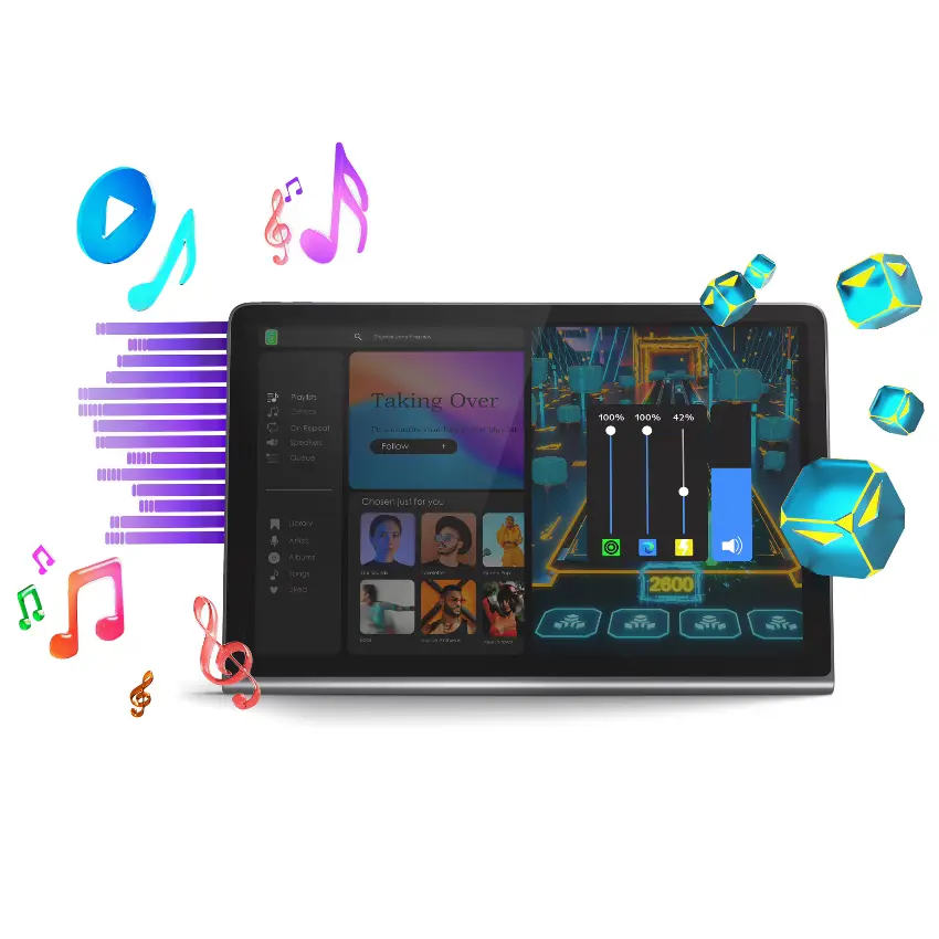 Tablet Lenovo Tab Plus (TB351FU), 11.5" 2K IPS, MediaTek Helio G99 Octa-Core 2.2GHz, 8GB RAM LPDDR4x, 128GB UFS 2.2, Wi-Fi, Android 14, Incluye Funda, Lunar Grey, Gris Tablet Lenovo Tab Plus (TB351FU), 11.5" 2K IPS, MediaTek Helio G99 Octa-Core 2.2GHz, 8GB RAM LPDDR4x, 128GB UFS 2.2, Wi-Fi, Android 14, Incluye Funda, Lunar Grey, Gris