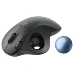 Trackball Mouse Inalámbrico Logitech ERGO M575S, Logi Bolt, Negro