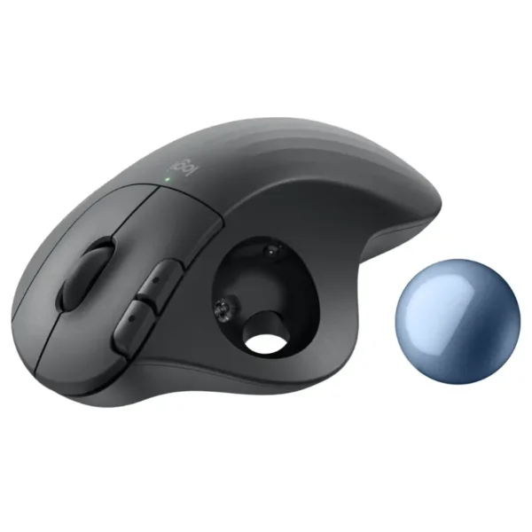 Trackball Mouse Inalámbrico Logitech ERGO M575S, Logi Bolt, Negro