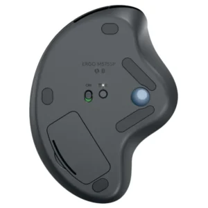 Trackball Mouse Inalámbrico Logitech ERGO M575S, Logi Bolt, Negro