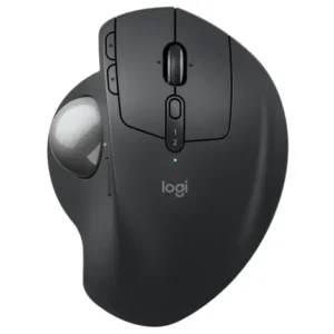 Trackball Mouse Inalámbrico Logitech MX ERGO S, Logi Bolt, Negro