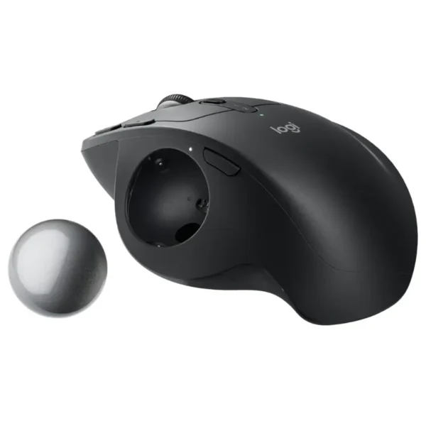 Trackball Mouse Inalámbrico Logitech MX ERGO S, Logi Bolt, Negro