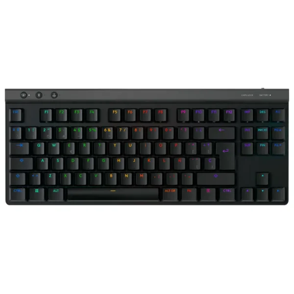 Teclado Inalámbrico Logitech G G515 LIGHTSPEED TKL, LIGHTSYNC RGB, Mecánico, Gamer, GL Táctil, Negro