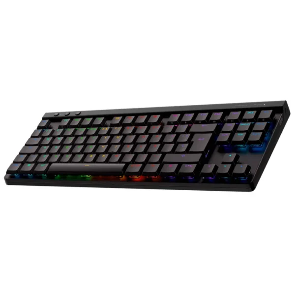 Teclado Inalámbrico Logitech G G515 LIGHTSPEED TKL, LIGHTSYNC RGB, Mecánico, Gamer, GL Táctil, Negro