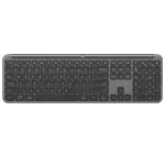 Teclado Inalámbrico Logitech Signature K950, Multidispositivo, Bluetooth, Grafito, Español