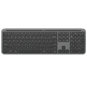 Teclado Inalámbrico Logitech Signature K950, Multidispositivo, Bluetooth, Grafito, Español
