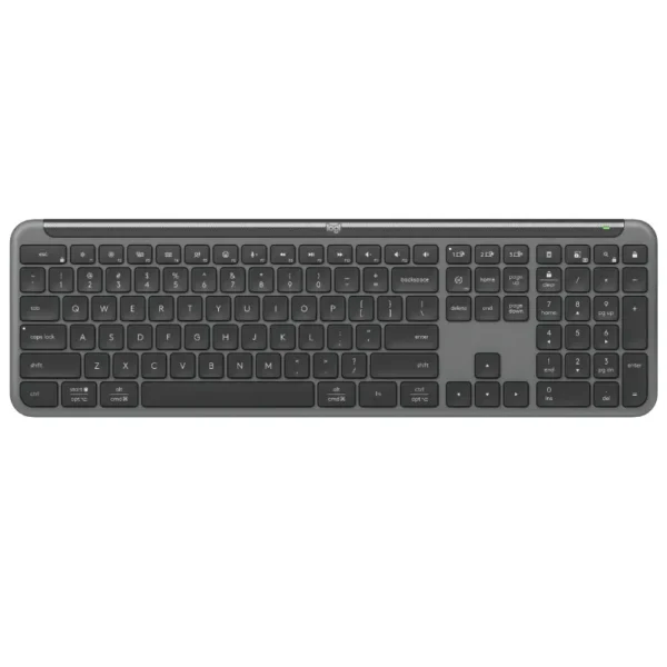 Teclado Inalámbrico Logitech Signature K950, Multidispositivo, Bluetooth, Grafito, Español