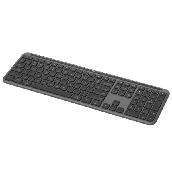 Teclado Inalámbrico Logitech Signature K950, Multidispositivo, Bluetooth, Grafito, Español