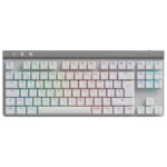 Teclado Inalámbrico Logitech G G515 LIGHTSPEED TKL, LIGHTSYNC RGB, Mecánico, Gamer, GL Táctil, Blanco