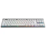Teclado Inalámbrico Logitech G G515 LIGHTSPEED TKL, LIGHTSYNC RGB, Mecánico, Gamer, GL Táctil, Blanco