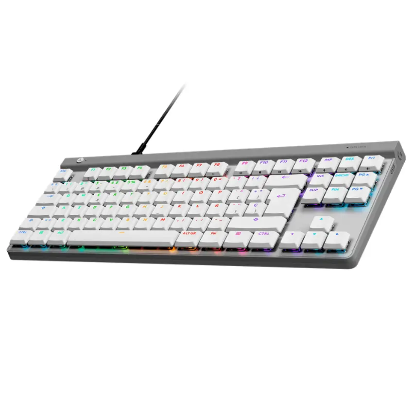 Teclado Inalámbrico Logitech G G515 LIGHTSPEED TKL, LIGHTSYNC RGB, Mecánico, Gamer, GL Táctil, Blanco Teclado Inalámbrico Logitech G G515 LIGHTSPEED TKL, LIGHTSYNC RGB, Mecánico, Gamer, GL Táctil, Blanco