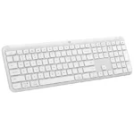 Teclado Inalámbrico Logitech Signature K950, Multidispositivo, Bluetooth, Off White, Español