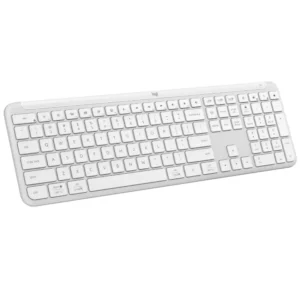 Teclado Inalámbrico Logitech Signature K950, Multidispositivo, Bluetooth, Off White, Español