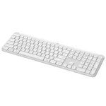Teclado Inalámbrico Logitech Signature K950, Multidispositivo, Bluetooth, Off White, Español