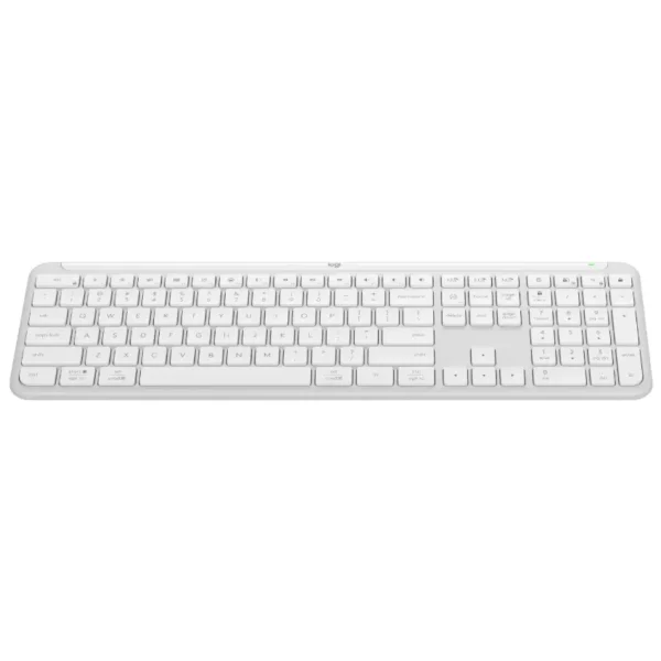Teclado Inalámbrico Logitech Signature K950, Multidispositivo, Bluetooth, Off White, Español