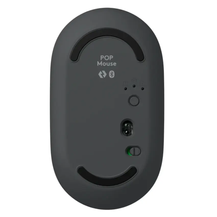 Kit de Teclado y Mouse Inalámbrico Logitech POP Icon Combo, Bluetooth, Grafito y Verde, Español