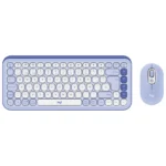 Kit de Teclado y Mouse Inalámbrico Logitech POP Icon Combo, Bluetooth, Lila y Blanco, Español