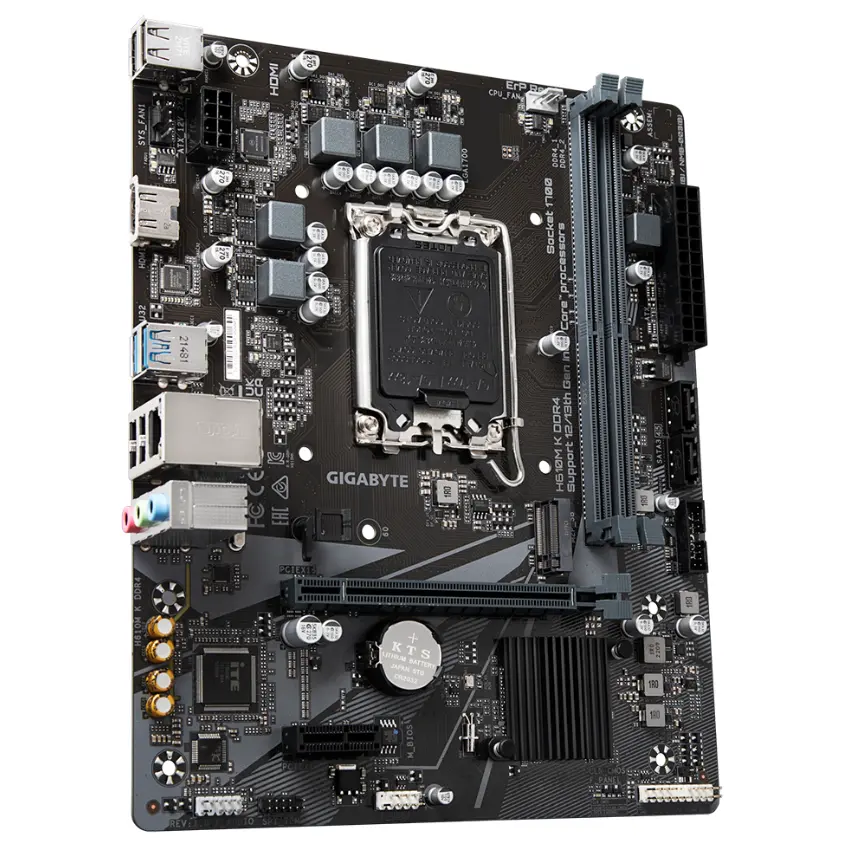 Motherboard Gigabyte H610M K DDR4 (Rev. 1.0), Socket 1700 Motherboard Gigabyte H610M K DDR4 (Rev. 1.0), Socket 1700