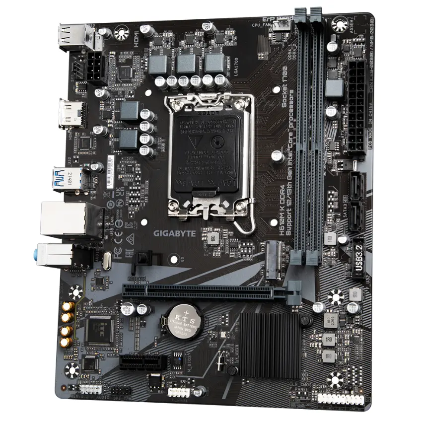 Motherboard Gigabyte H610M K DDR4 (Rev. 1.0), Socket 1700 Motherboard Gigabyte H610M K DDR4 (Rev. 1.0), Socket 1700