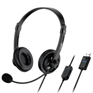 Auriculares Genius HS-230U, USB, Negro